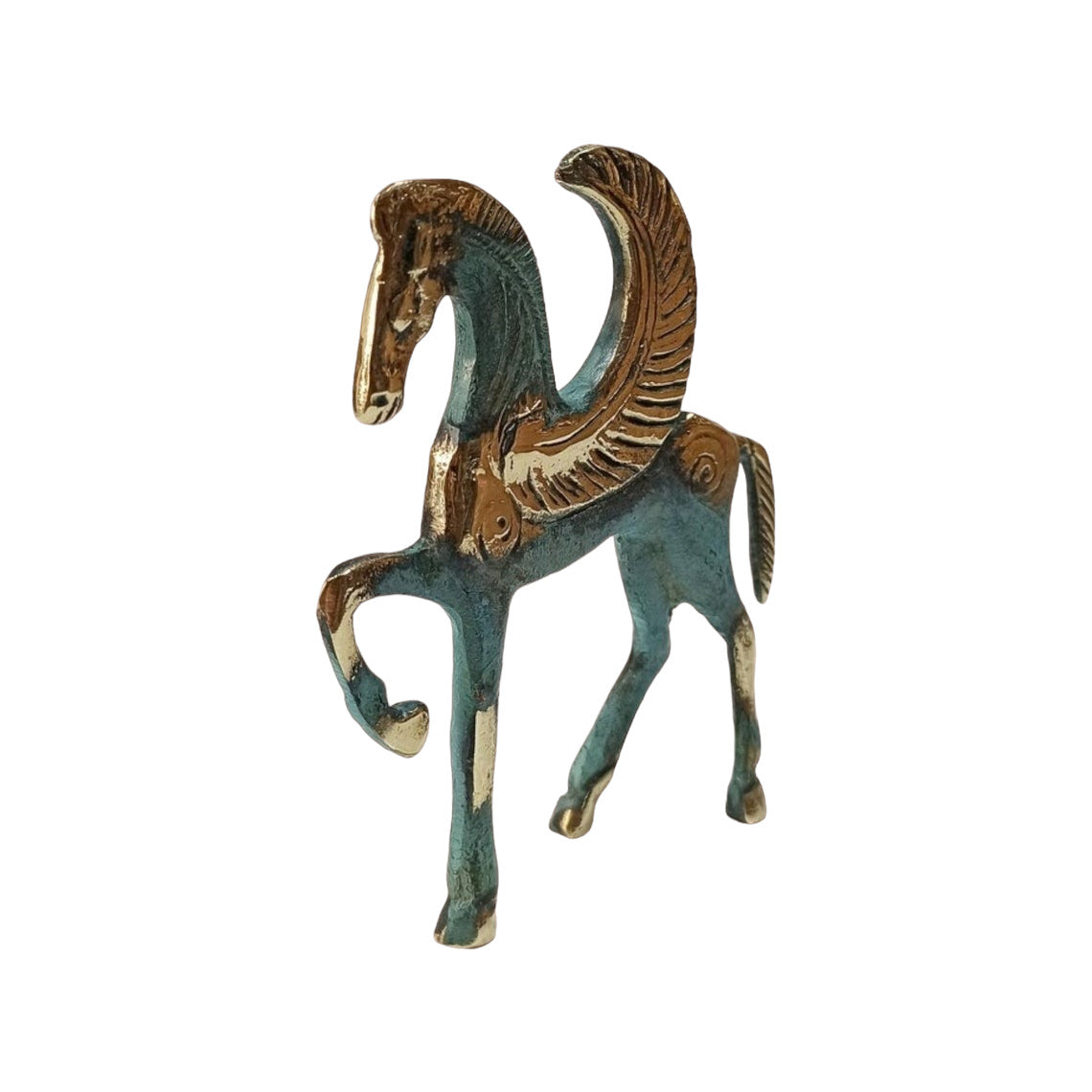 Pegasus - the Mythical Winged Horse - Symbol of Divine and Inspiration- Bellerophon and Perseus - pure Bronze Sculpture