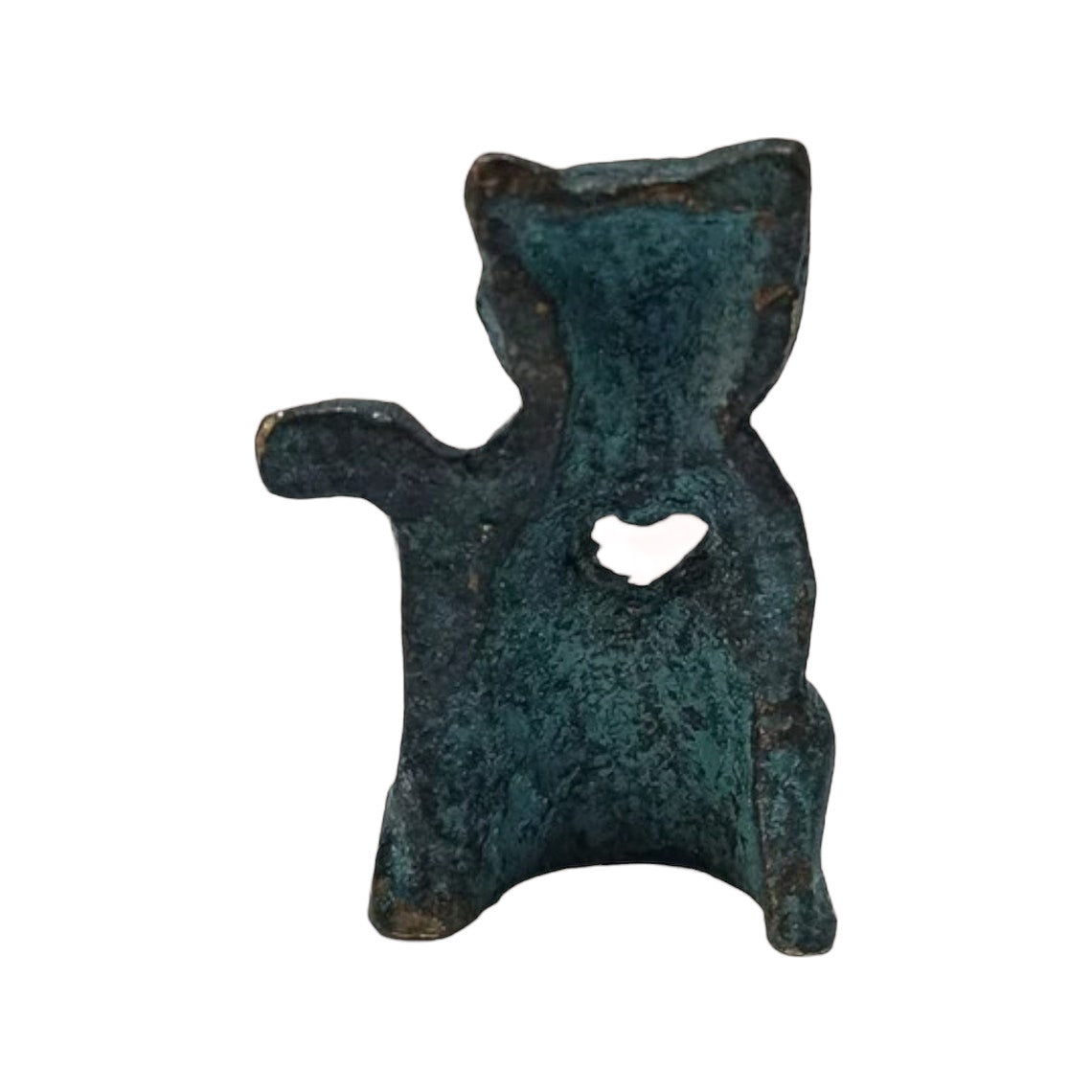 Aegean Cat - Native Greek breed, originating from the Cycladic Islands - Symbol of independence, Liberty, Hope - pure bronze statue