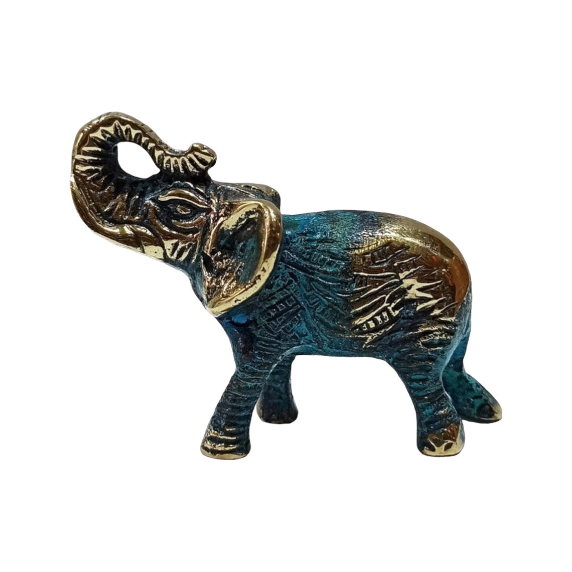 Elephant - Largest Existing Land Animal - Symbol of Strength, Power and Good Luck - Pure Bronze Statue