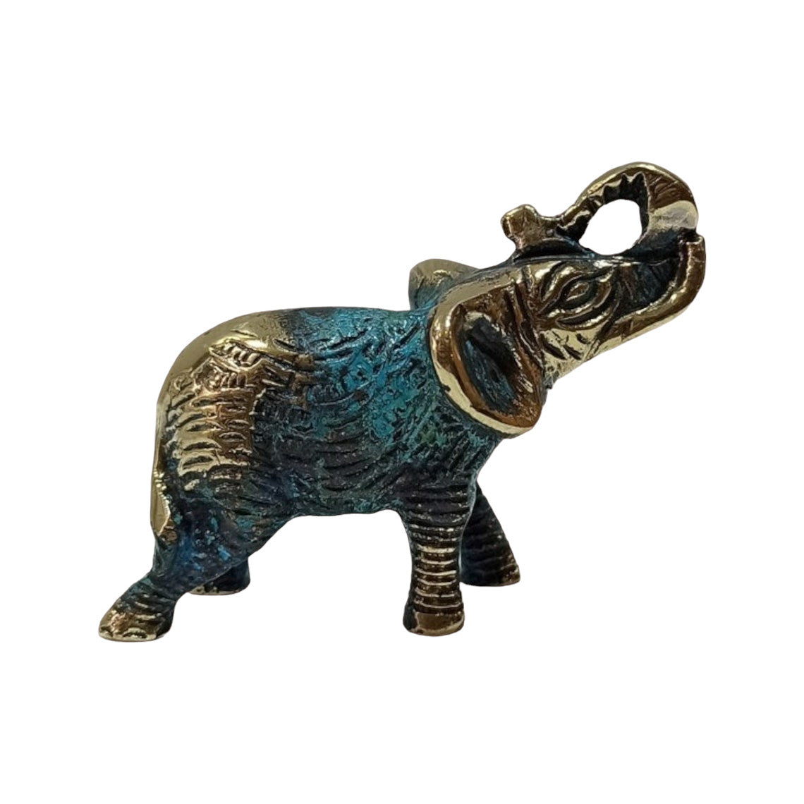 Elephant - Largest Existing Land Animal - Symbol of Strength, Power and Good Luck - Pure Bronze Statue