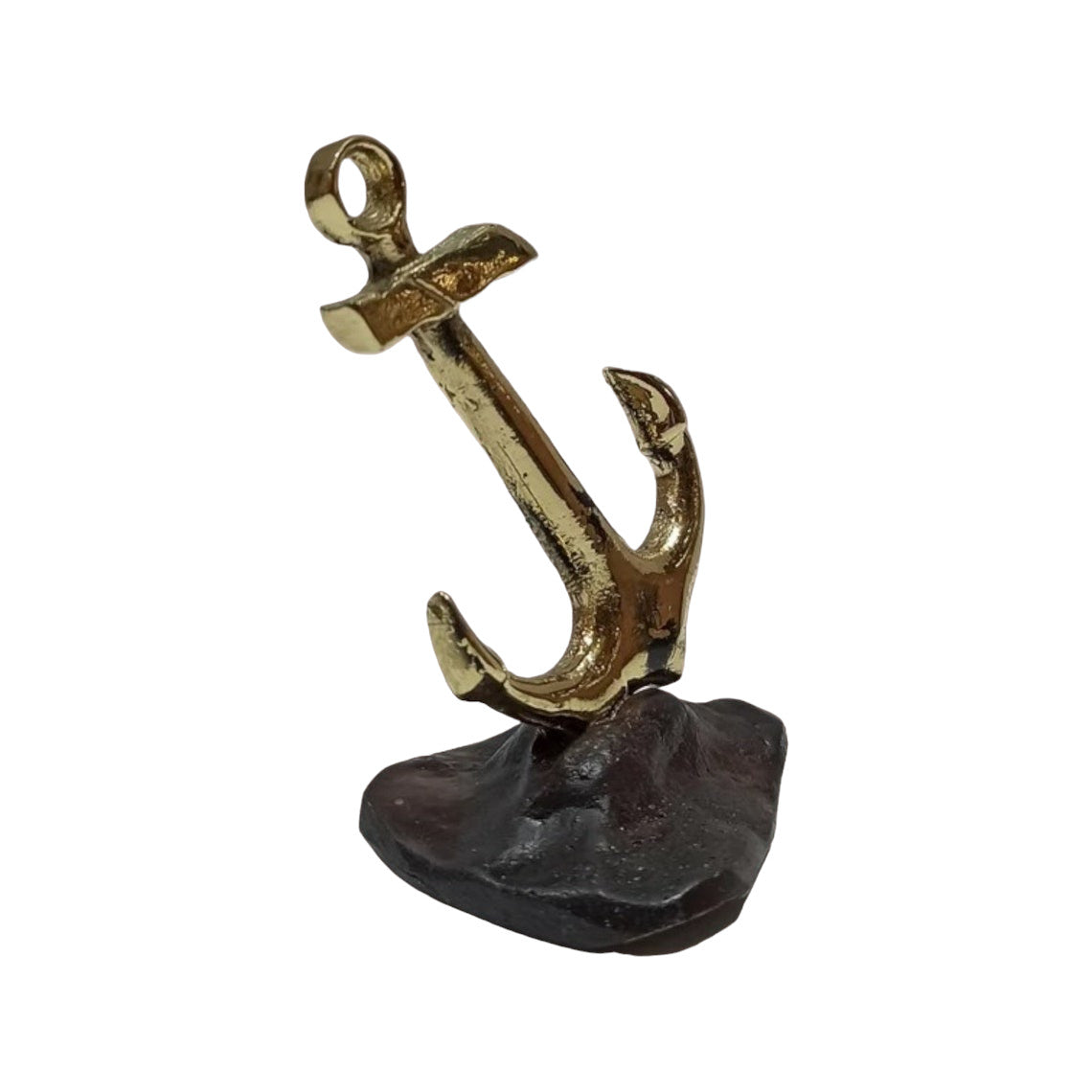 Anchor - Tool used to moor a vessel to the bottom of a sea to resist movement - Symbol of Hope, Steadfastness, Calm - pure bronze statue