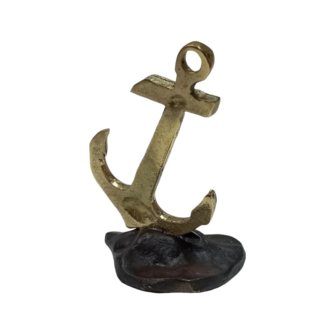 Anchor - Tool used to moor a vessel to the bottom of a sea to resist movement - Symbol of Hope, Steadfastness, Calm - pure bronze statue