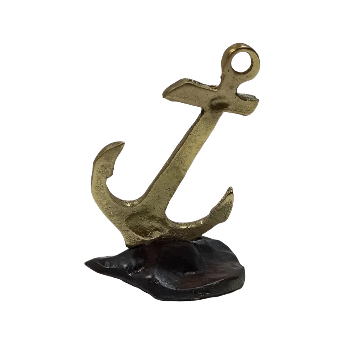 Anchor - Tool used to moor a vessel to the bottom of a sea to resist movement - Symbol of Hope, Steadfastness, Calm - pure bronze statue