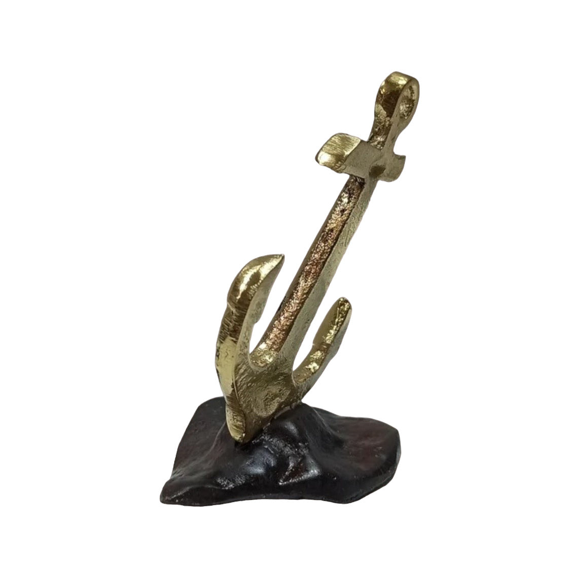 Anchor - Tool used to moor a vessel to the bottom of a sea to resist movement - Symbol of Hope, Steadfastness, Calm - pure bronze statue