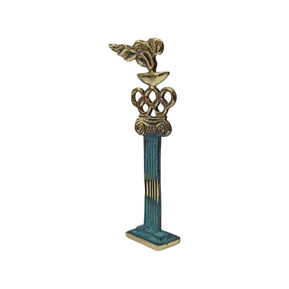 The Olympic Flame - Symbolizes the Light of Spirit, Knowledge and Life from generation to generation - Pure Bronze Sculpture