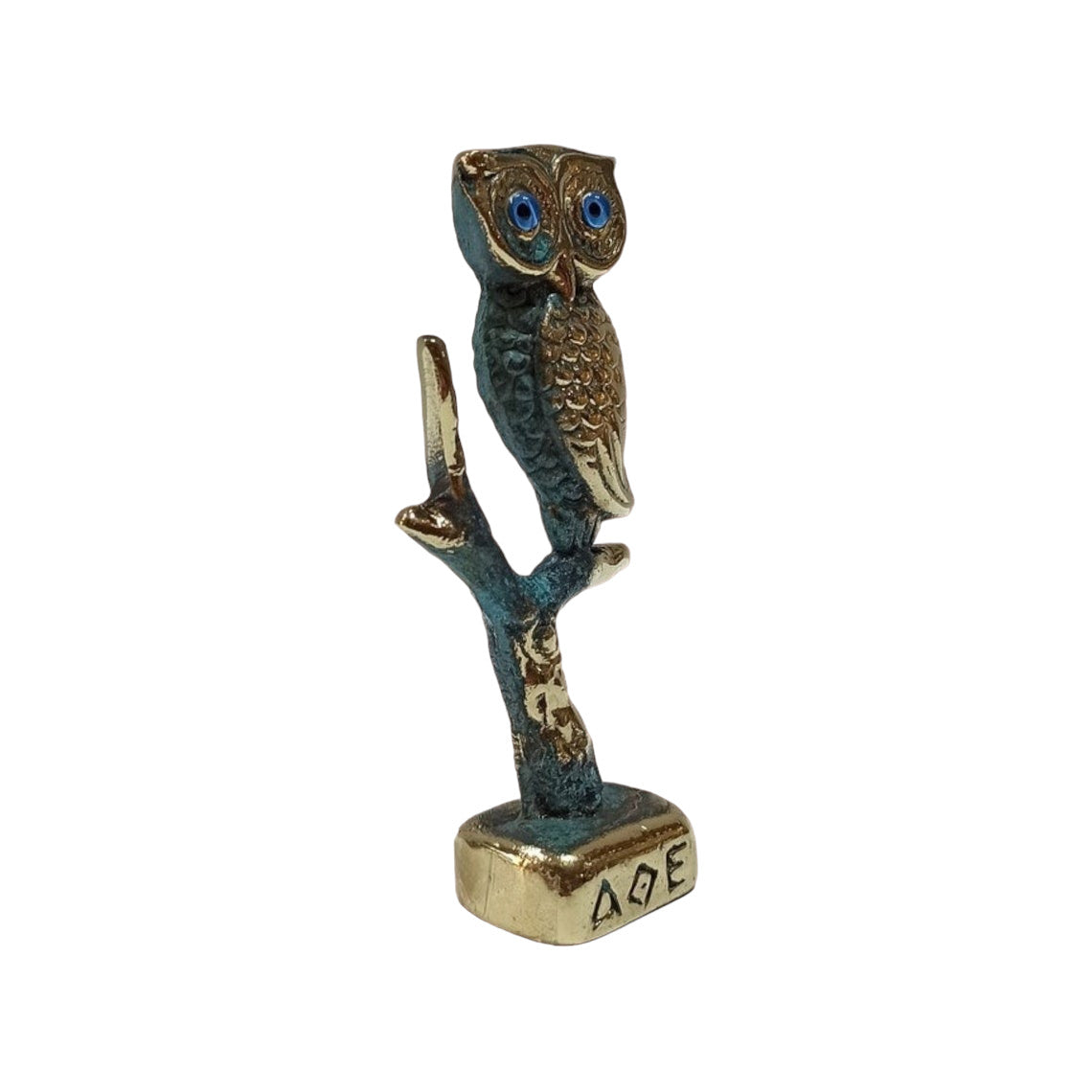 Owl of Wisdom and Intelligence - Symbol of Goddess Athena Minerva - Ancient Greece - pure bronze statue