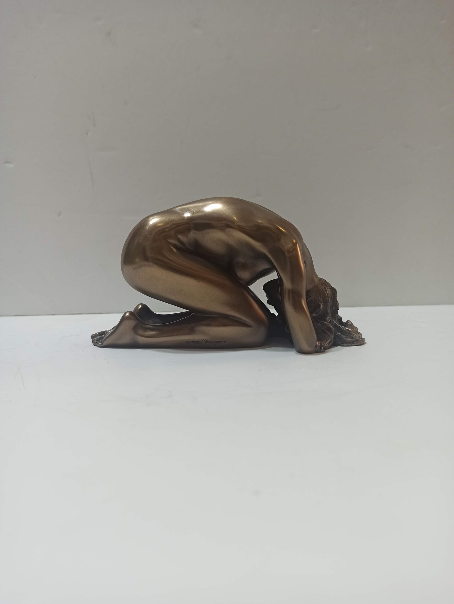 Naked Female Statue - Erotic Art - Sexy Pose - Beautiful Woman - Hot Body - Desire and Love - Cold Cast Bronze Resin