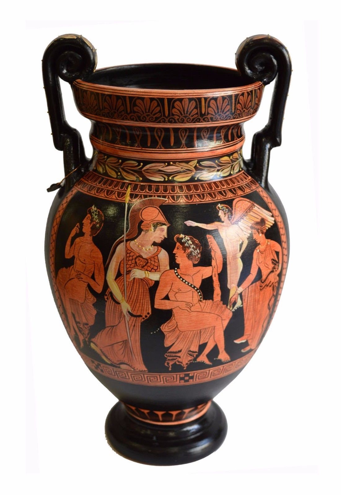 Odysseus passing the Sirens - Red Figure Volute Krater Vase