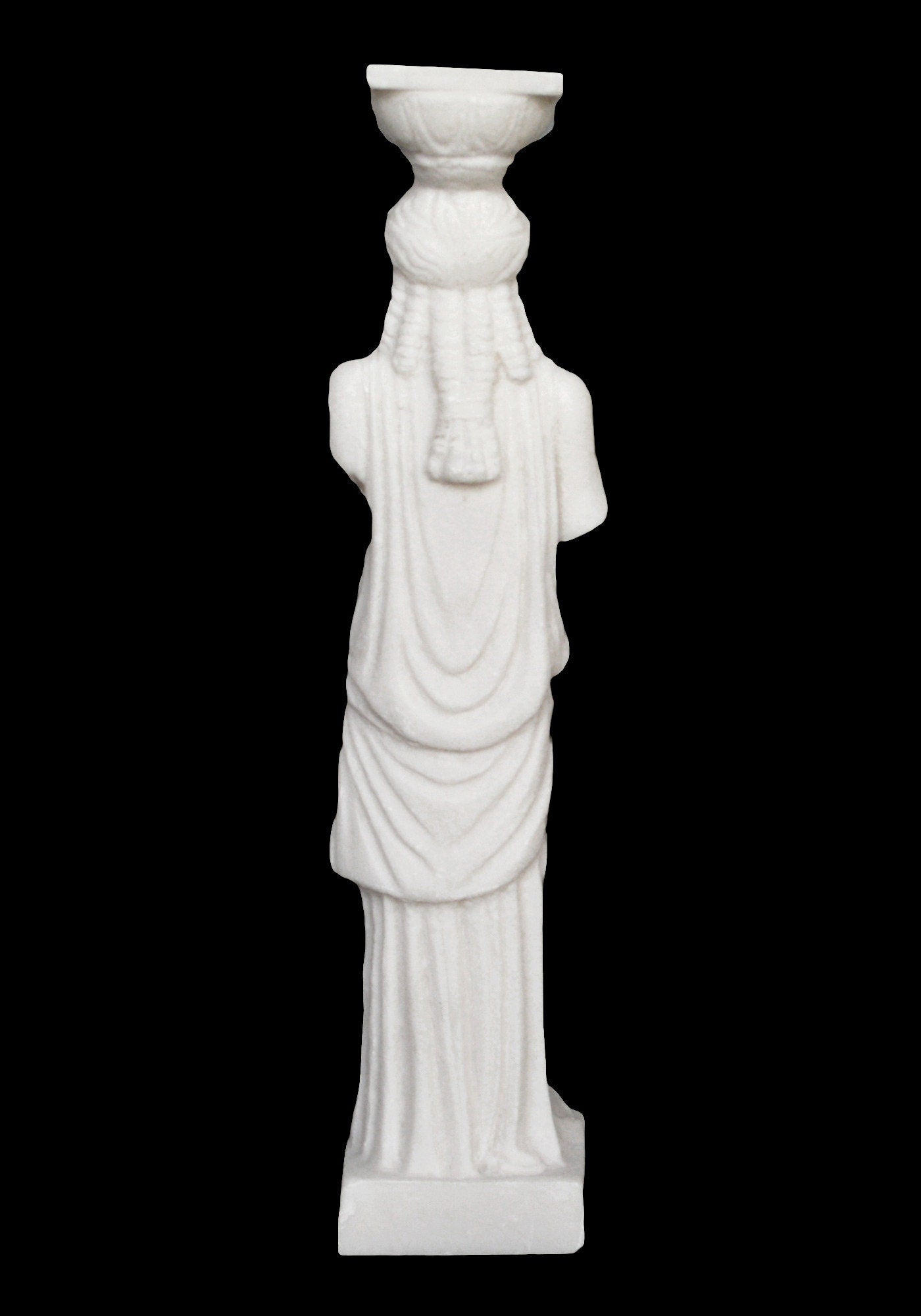 Caryatid - Maiden Young Female Figure - Erechtheion, Acropolis of Athens - Alabaster Statue