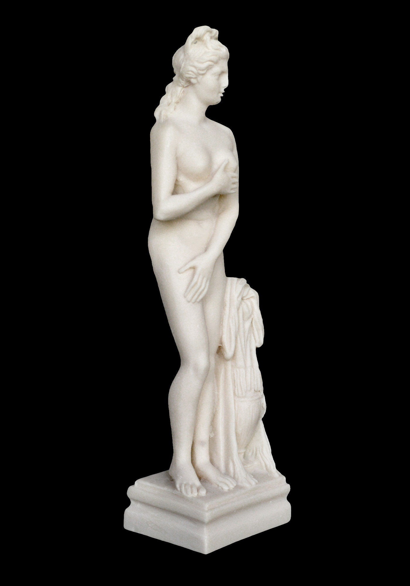 Kore - Female Figure, Always of a Young Age - Free-Standing Sculpture of the Ancient Greek Archaic Period - Alabaster Statue Sculpture