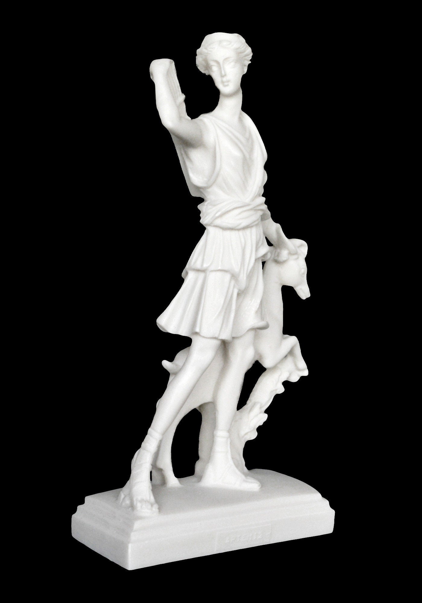 Artemis Diana – Greek Roman Goddess of Hunt, the Wilderness, Wild Animals, the Moon, and Chastity - Sister of Apollo - Αlabaster Statue