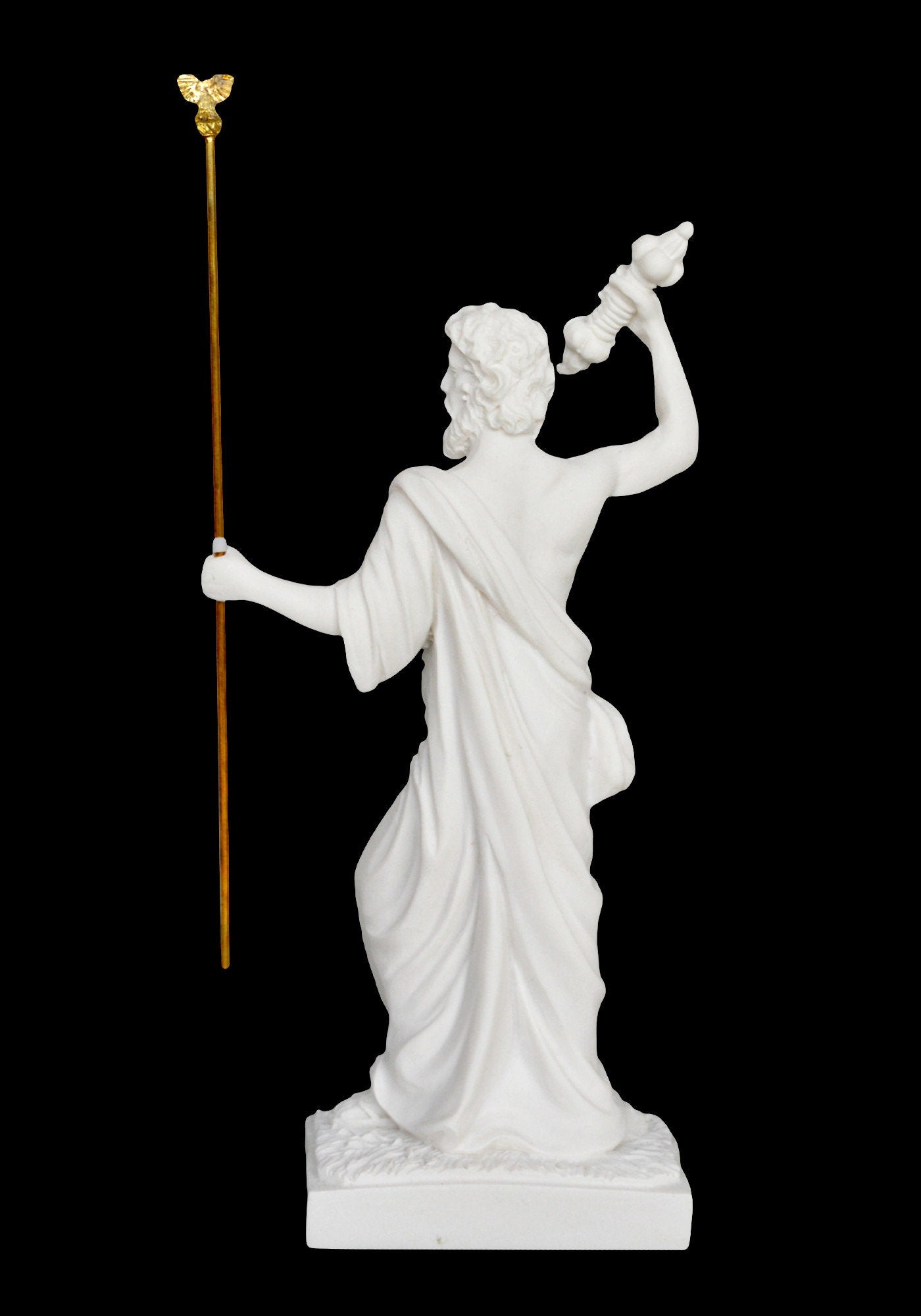 Zeus - King of All Gods, Ruler of Sky and Thunder - Alabaster Statue
