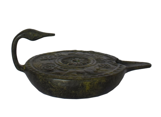 Lychnos Oil Lamp - Bronze - ancient Greek reproduction - artifact