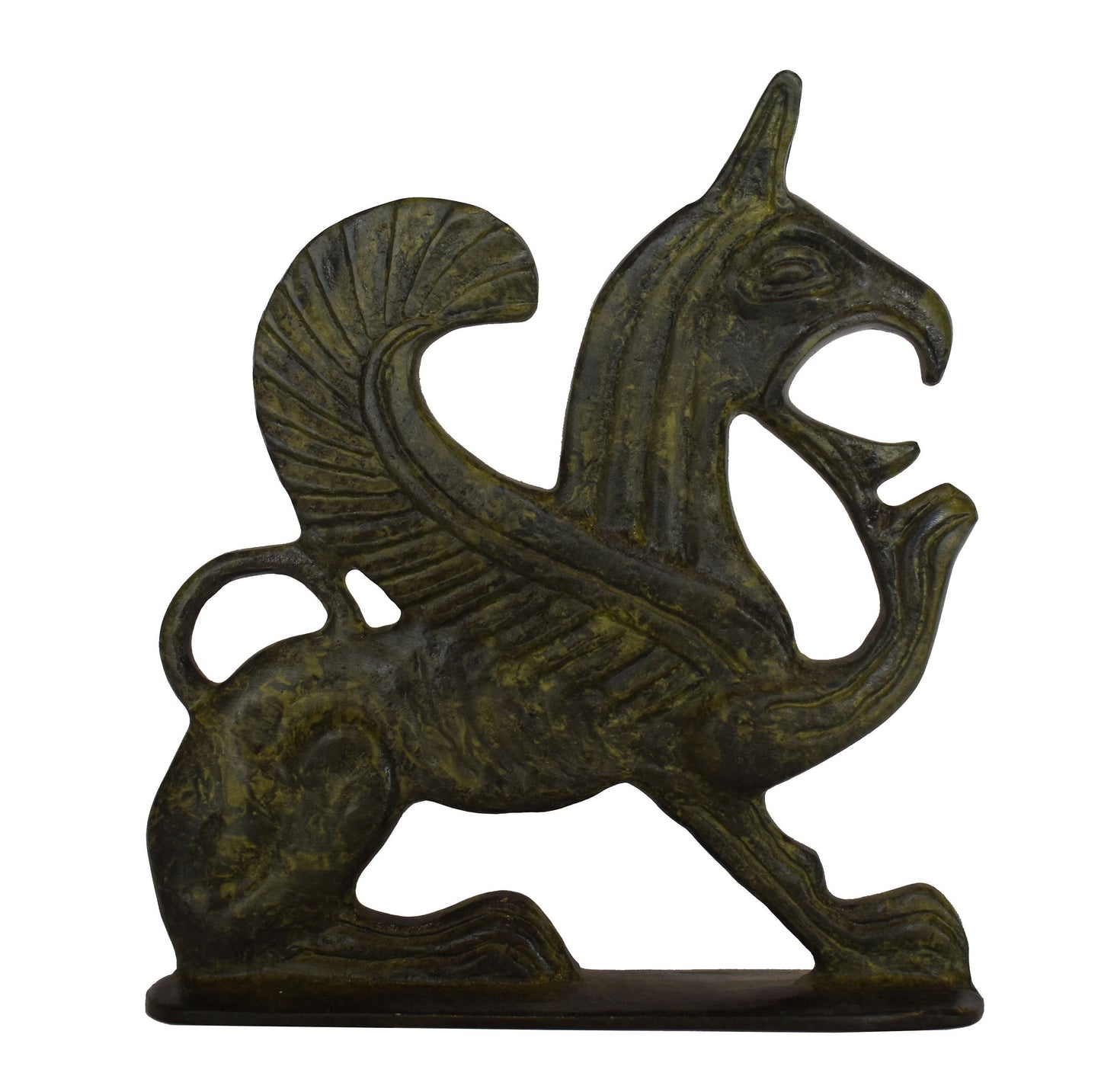 Griffin - Ancient Greek Art - Symbol of divine power and a guardian of the divine - Museum Replica - pure Bronze Sculpture