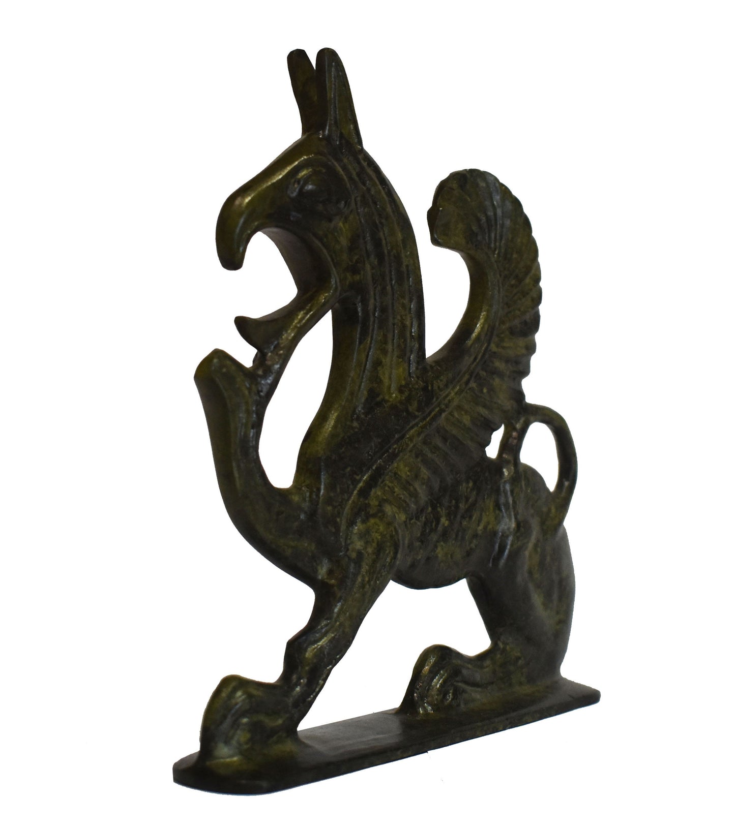 Griffin - Ancient Greek Art - Symbol of divine power and a guardian of the divine - Museum Replica - pure Bronze Sculpture