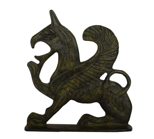 Griffin - Ancient Greek Art - Symbol of divine power and a guardian of the divine - Museum Replica - pure Bronze Sculpture