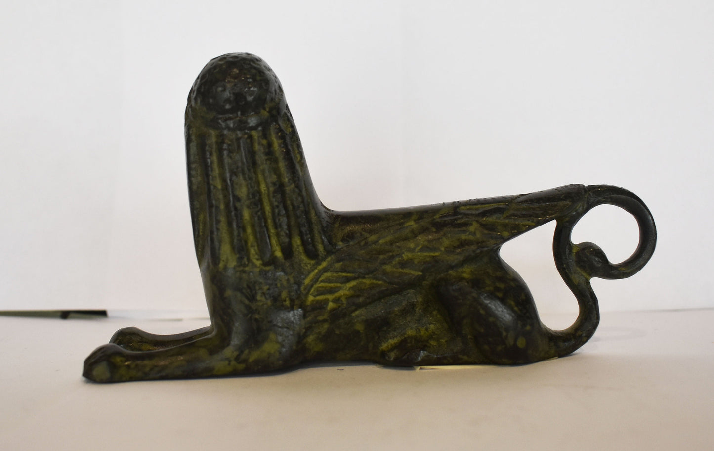 Sphinx sculpture from Olympia - ancient Greek reproduction - pure bronze  statue