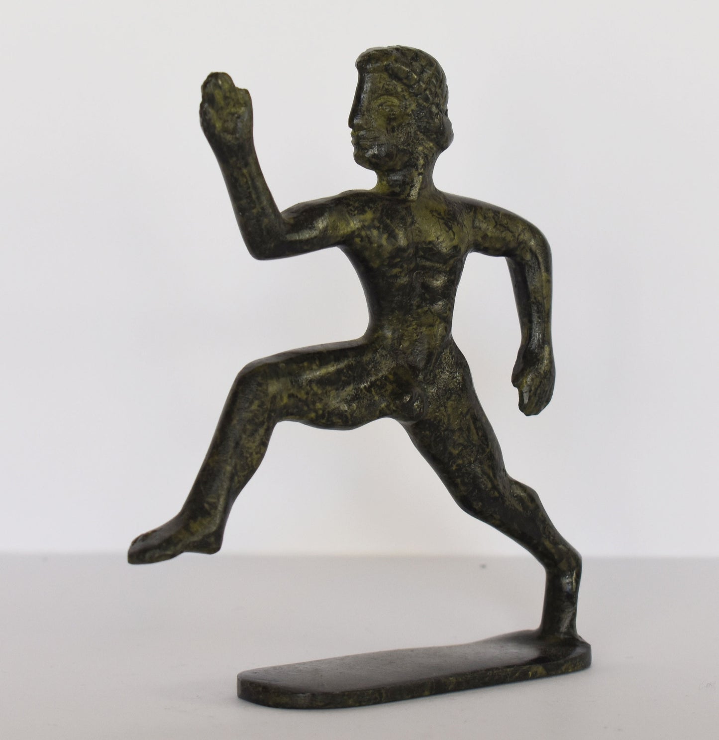 Runner - Athlete - Foot Race - Ancient Greek Olympic Games- pure Bronze Sculpture