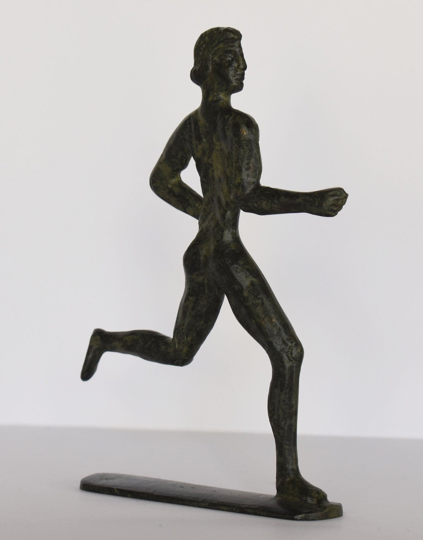 Runner - Foot Race - The oldest and most important Ancient Greek Olympic Game - pure Bronze Sculpture