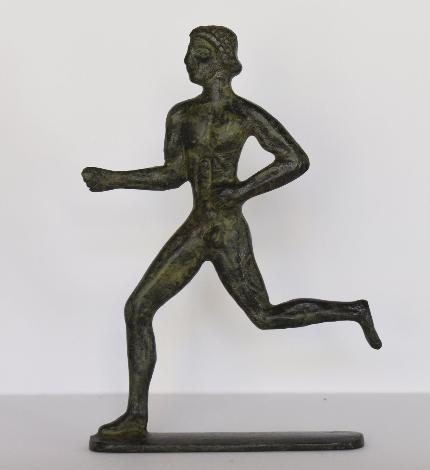 Runner - Foot Race - The oldest and most important Ancient Greek Olympic Game - pure Bronze Sculpture