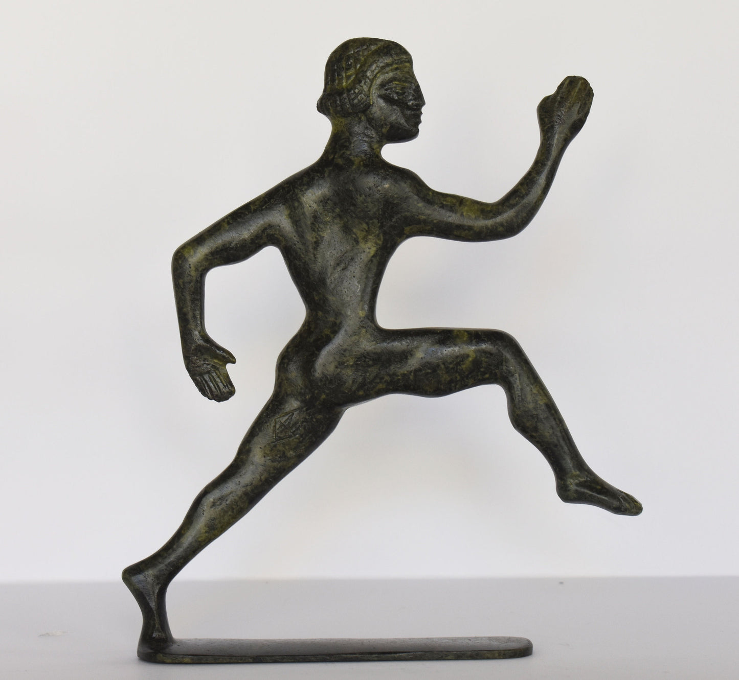 Runner - Foot Race - The prevailing Athletic Contest throughout the Ancient World - Ancient Greek Olympic Games- pure Bronze Sculpture