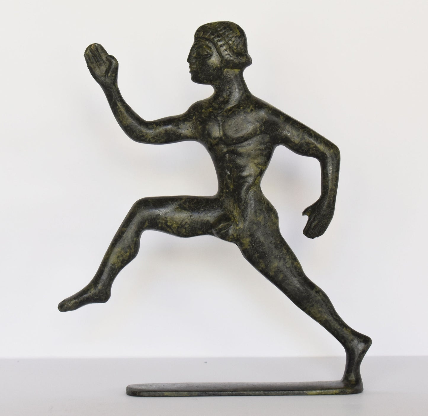 Runner - Foot Race - The prevailing Athletic Contest throughout the Ancient World - Ancient Greek Olympic Games- pure Bronze Sculpture