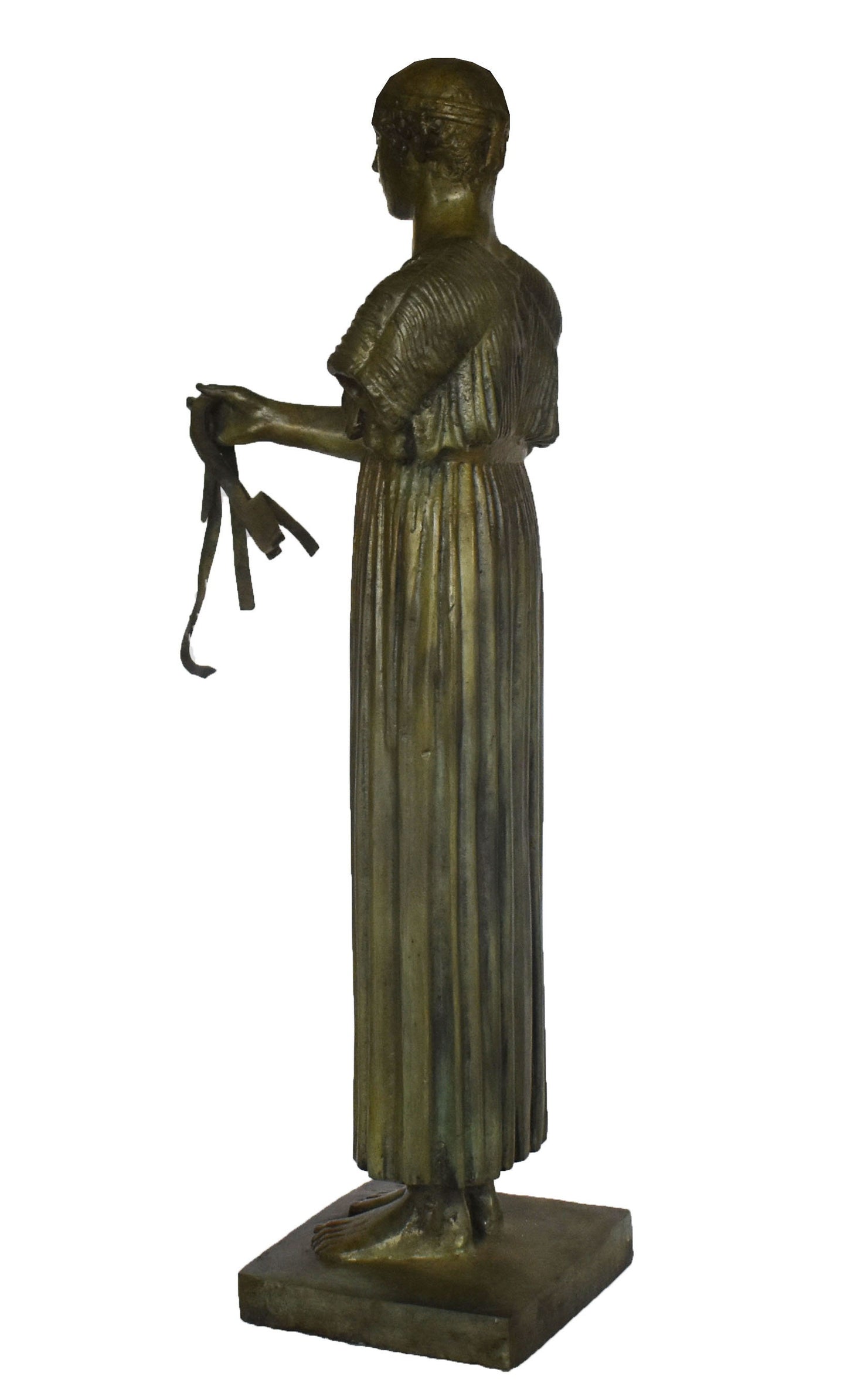 Charioteer of Delphi, Heniokhos - Museum Replica  - pure Bronze Sculpture