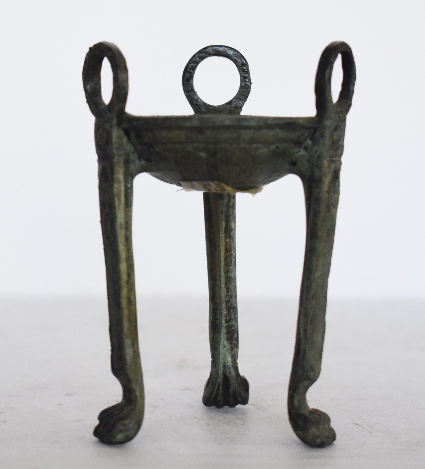 Ancient Greek Tripod - Delphi Winner Prize - Small - Pure Bronze Artifact