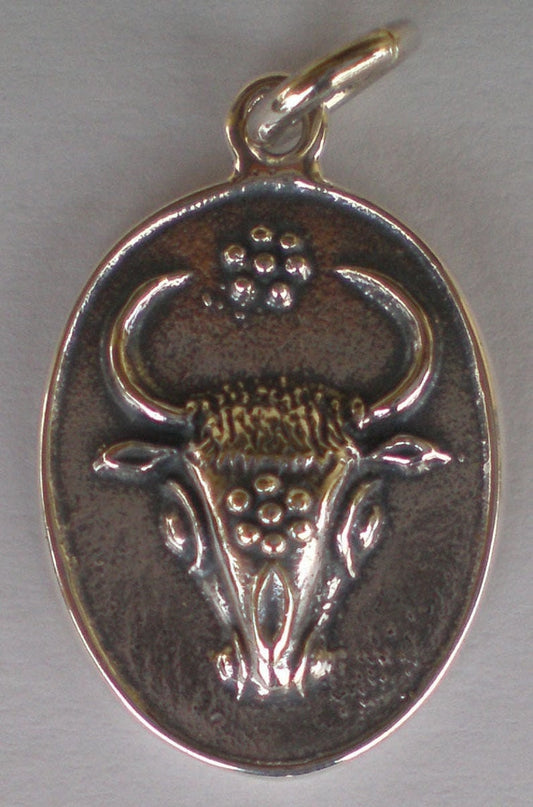 Minoan Bull Pendant - Knossos Palace, Crete - Greek History - 925 Sterling Silver