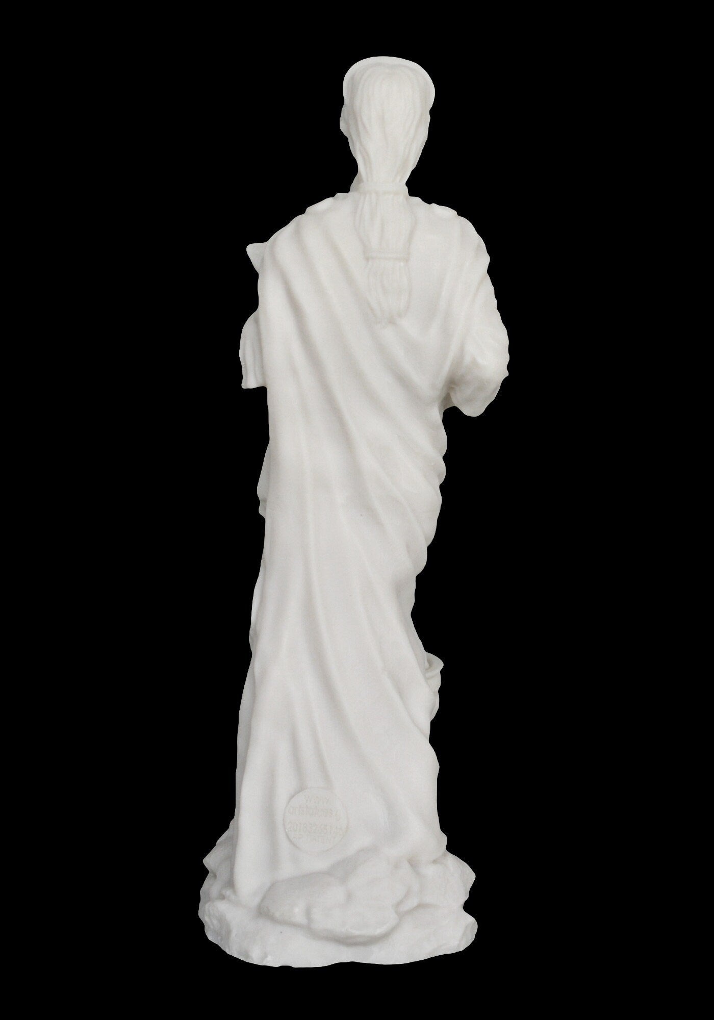 Hestia Vesta - Greek Roman Goddess of the hearth, home, and hospitality - The eldest daughter of Cronus and Rhea - Alabaster statue