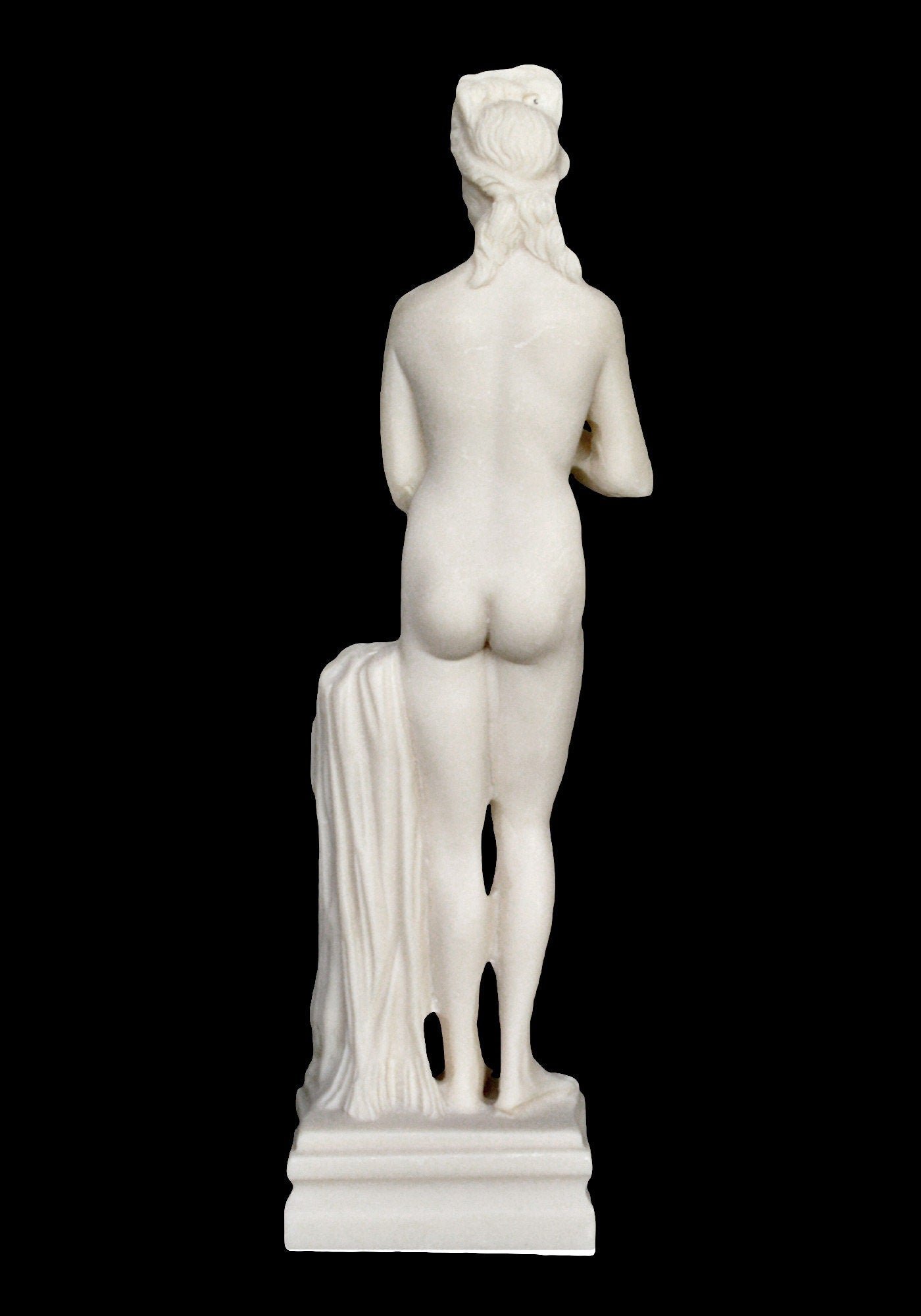 Kore - Female Figure, Always of a Young Age - Free-Standing Sculpture of the Ancient Greek Archaic Period - Alabaster Statue Sculpture