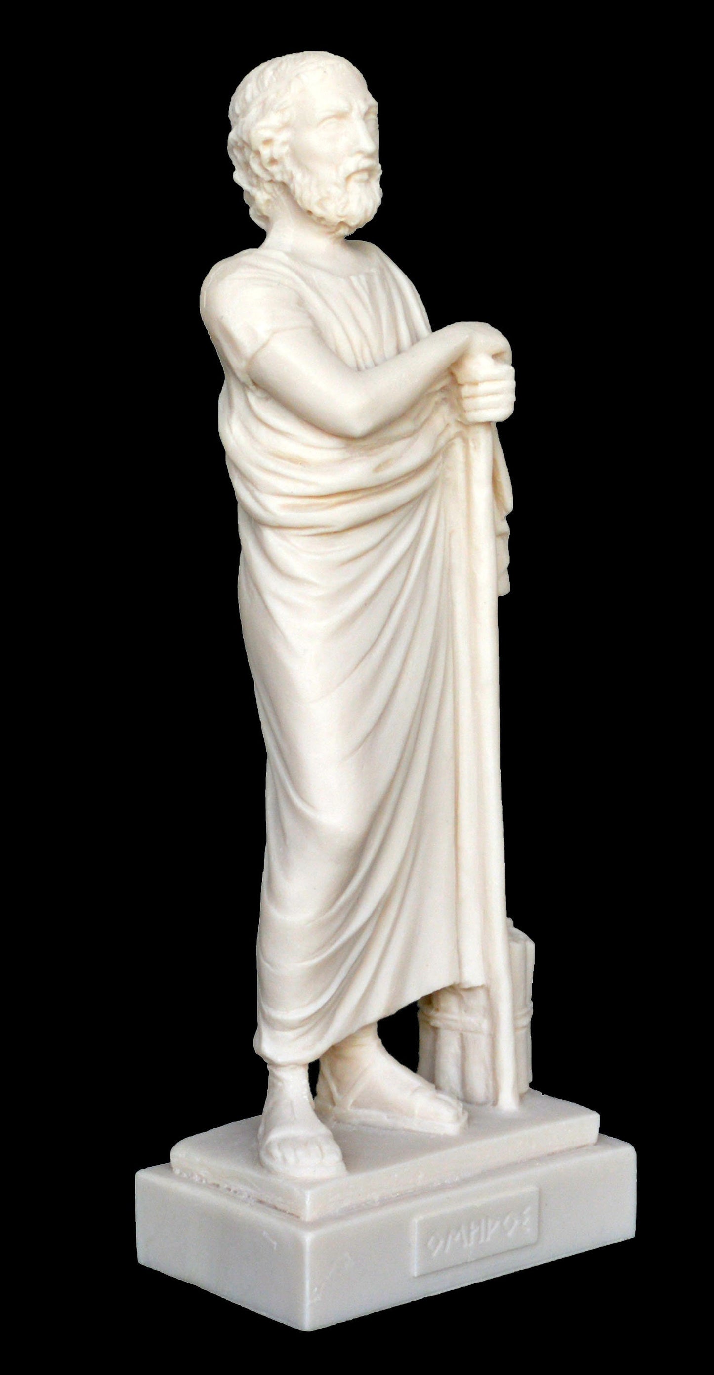 Homer - Ancient Greek Poet - Iliad and Odyssey - Most Influential Author in the Western World - AlabasterSstatue Sculpture