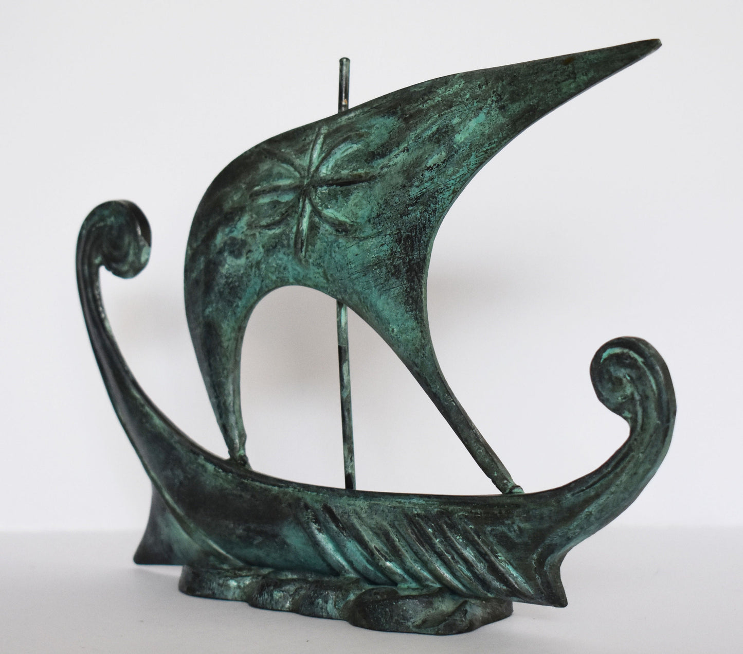 Ancient Greek Athenian Ship - Trireme, the fastest, deadliest ship in the ancient world - reproduction  - pure Bronze Sculpture