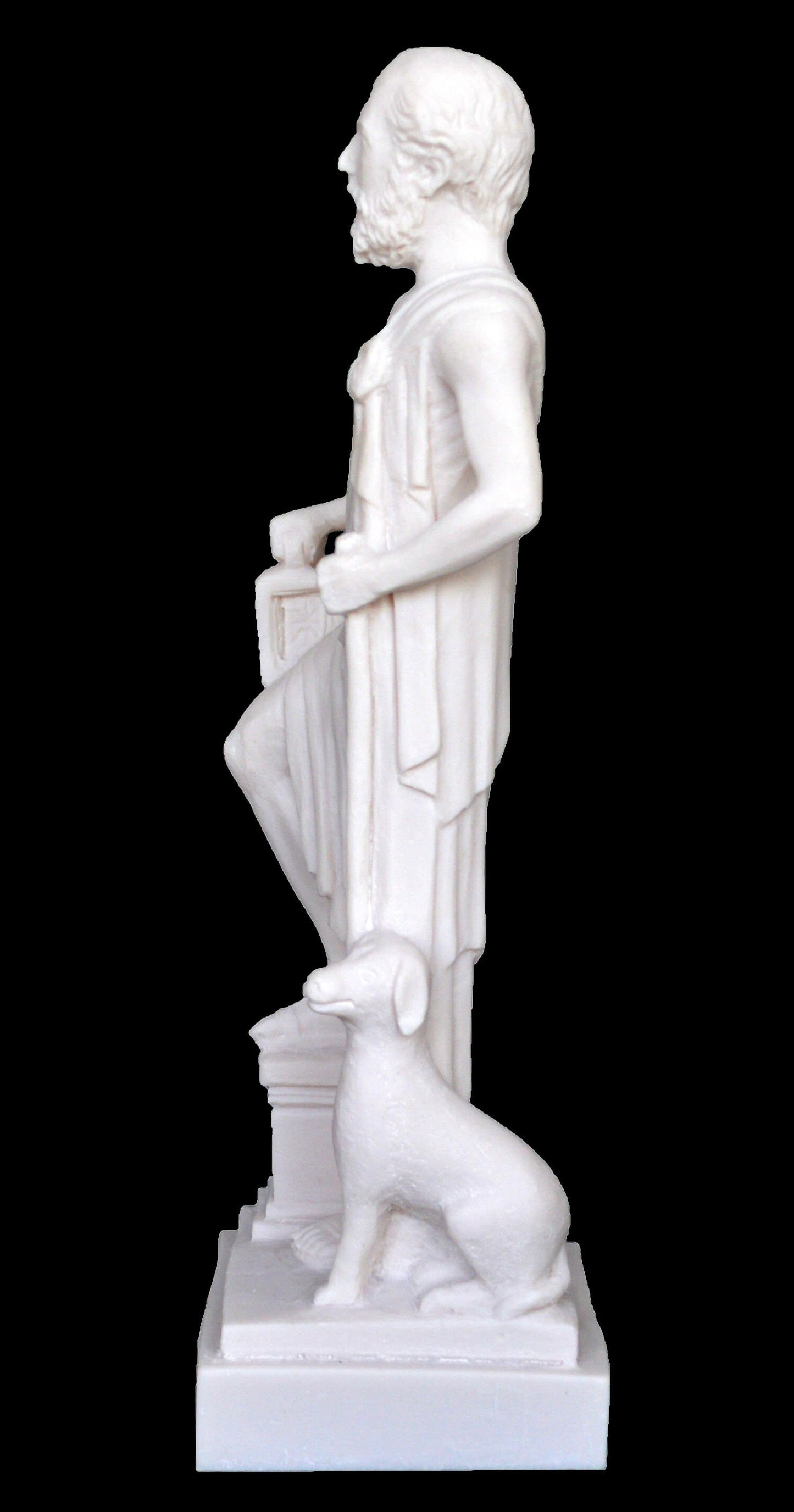 Diogenes the Cynic - Ancient Greek Philosopher - Cynicism - Student of Antisthenes - Alabaster Statue Sculpture