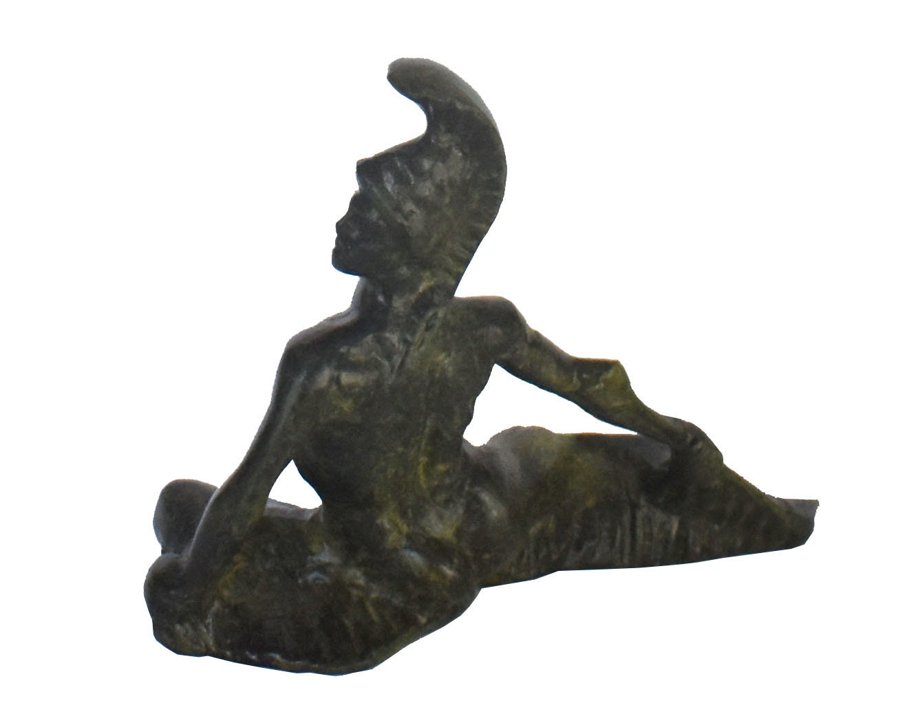 Achilles - ancient Greek Hero and king of the Myrmidons, scene of death - Bronze Sculpture