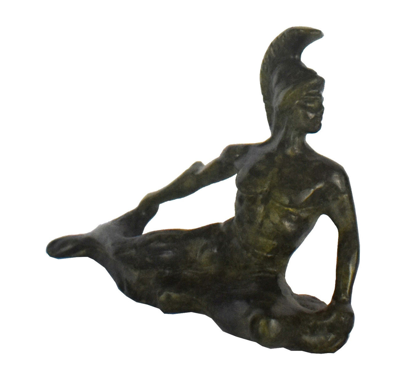 Achilles - ancient Greek Hero and king of the Myrmidons, scene of death - Bronze Sculpture