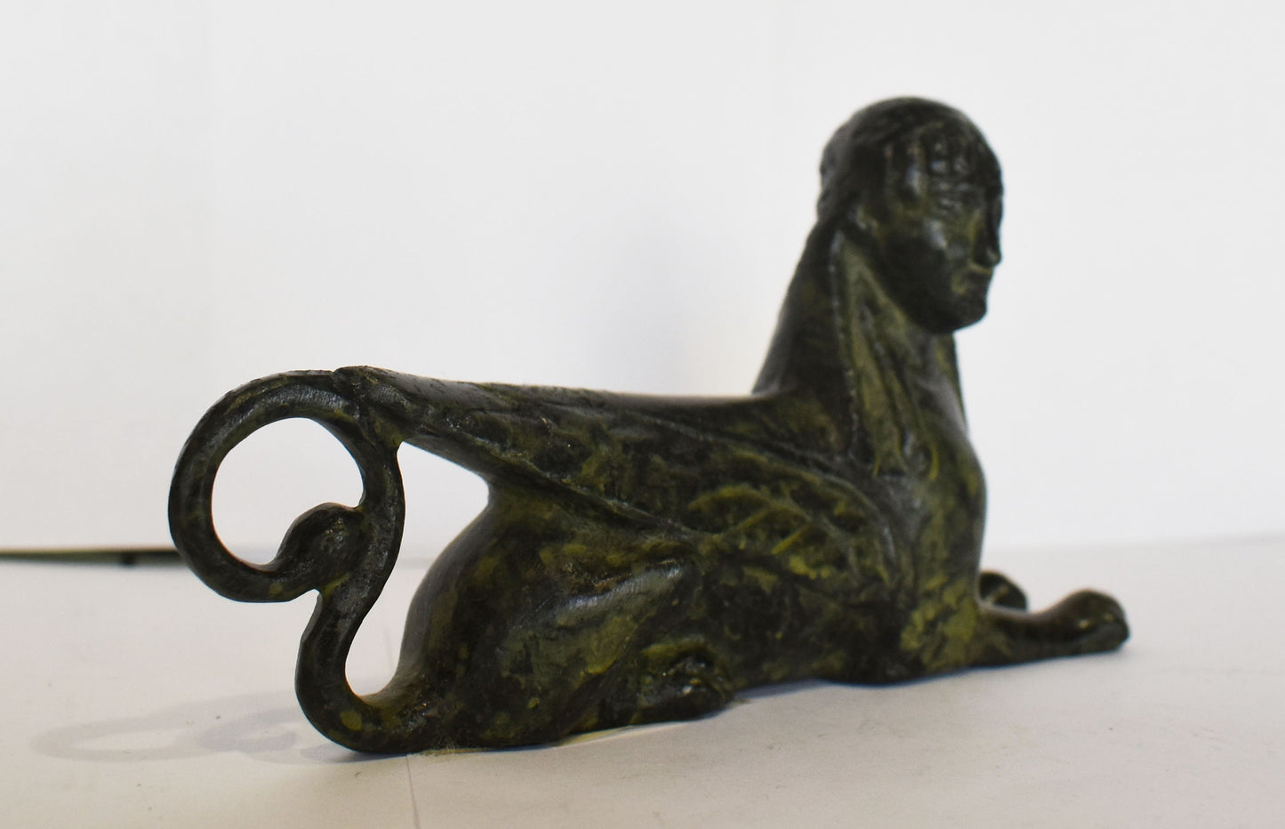Sphinx sculpture from Olympia - ancient Greek reproduction - pure bronze  statue