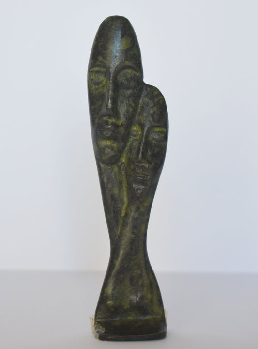 Devotion Statue -  Cycladic Sculpture - pure bronze  statue