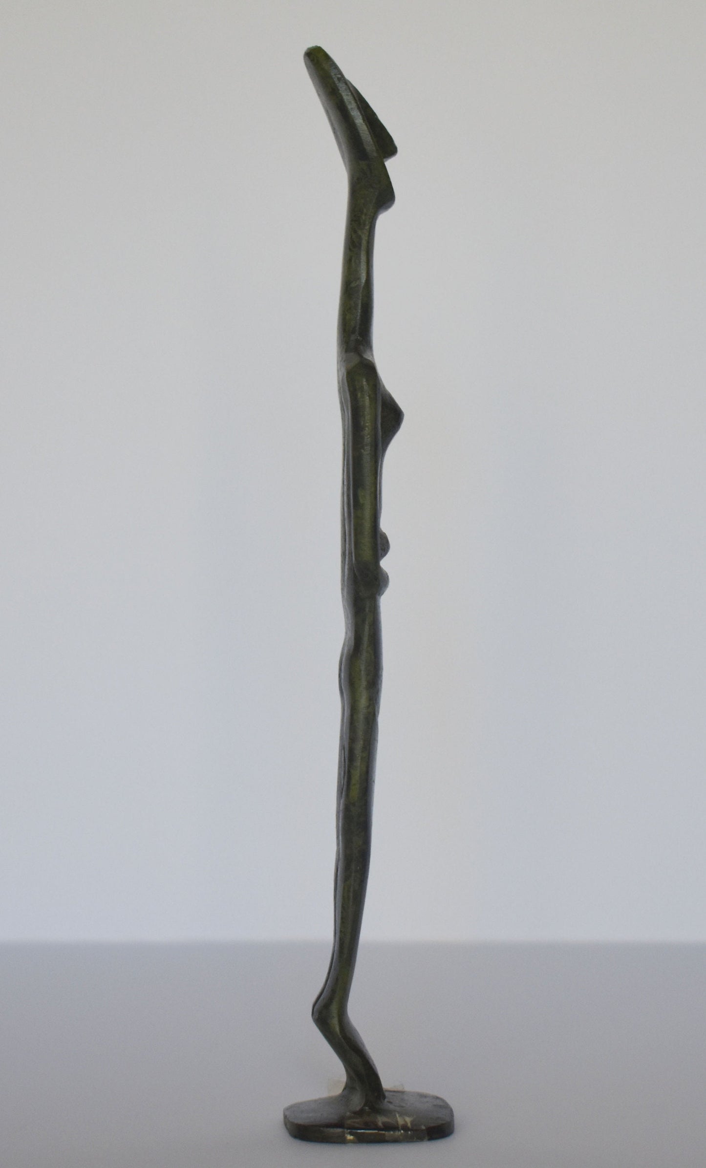 Cycladic Female Idol - Represents the Great Mother Goddess - Figure from Keros island, Greece - Pure Bronze  Statue