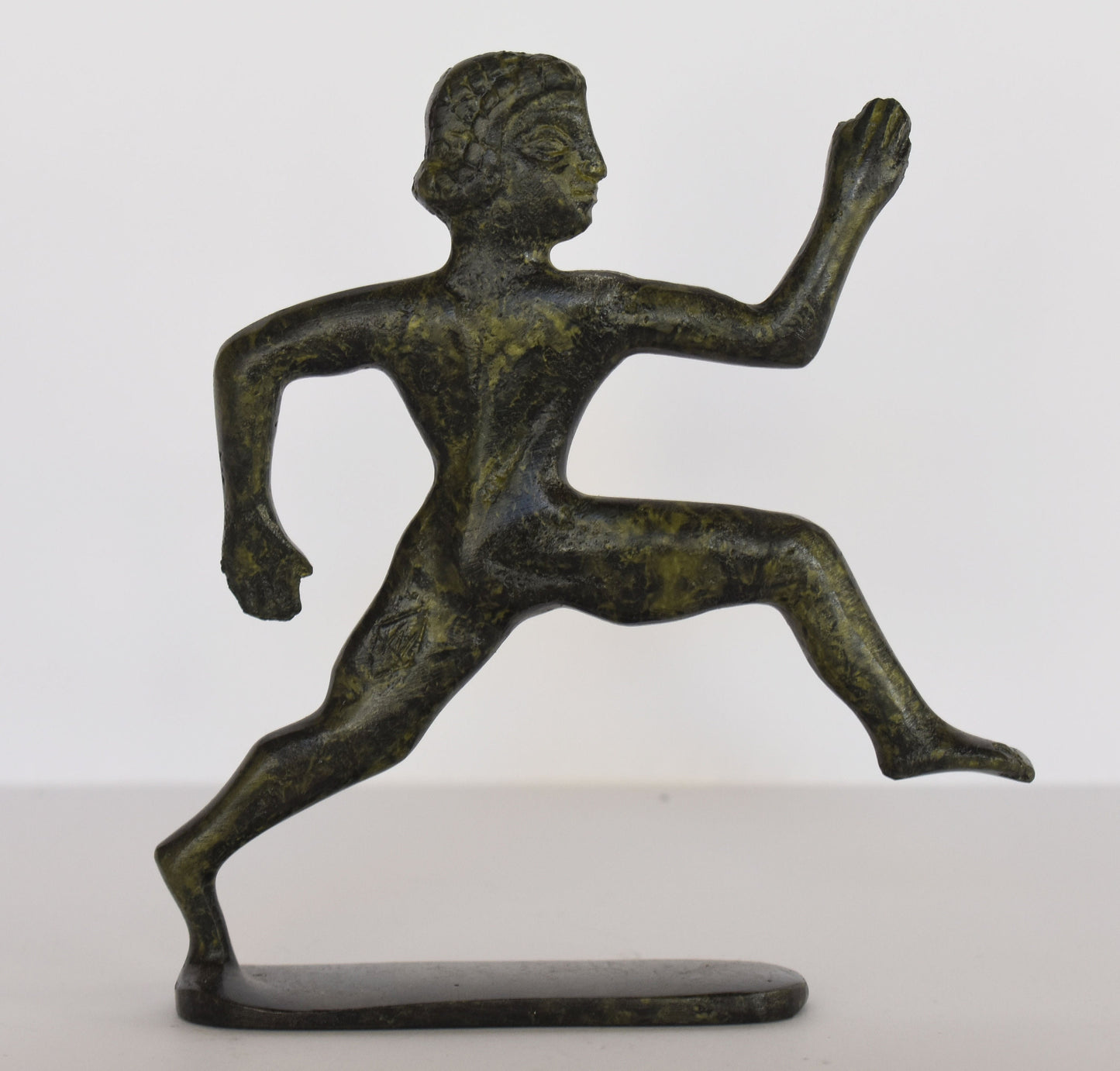 Runner - Athlete - Foot Race - Ancient Greek Olympic Games- pure Bronze Sculpture