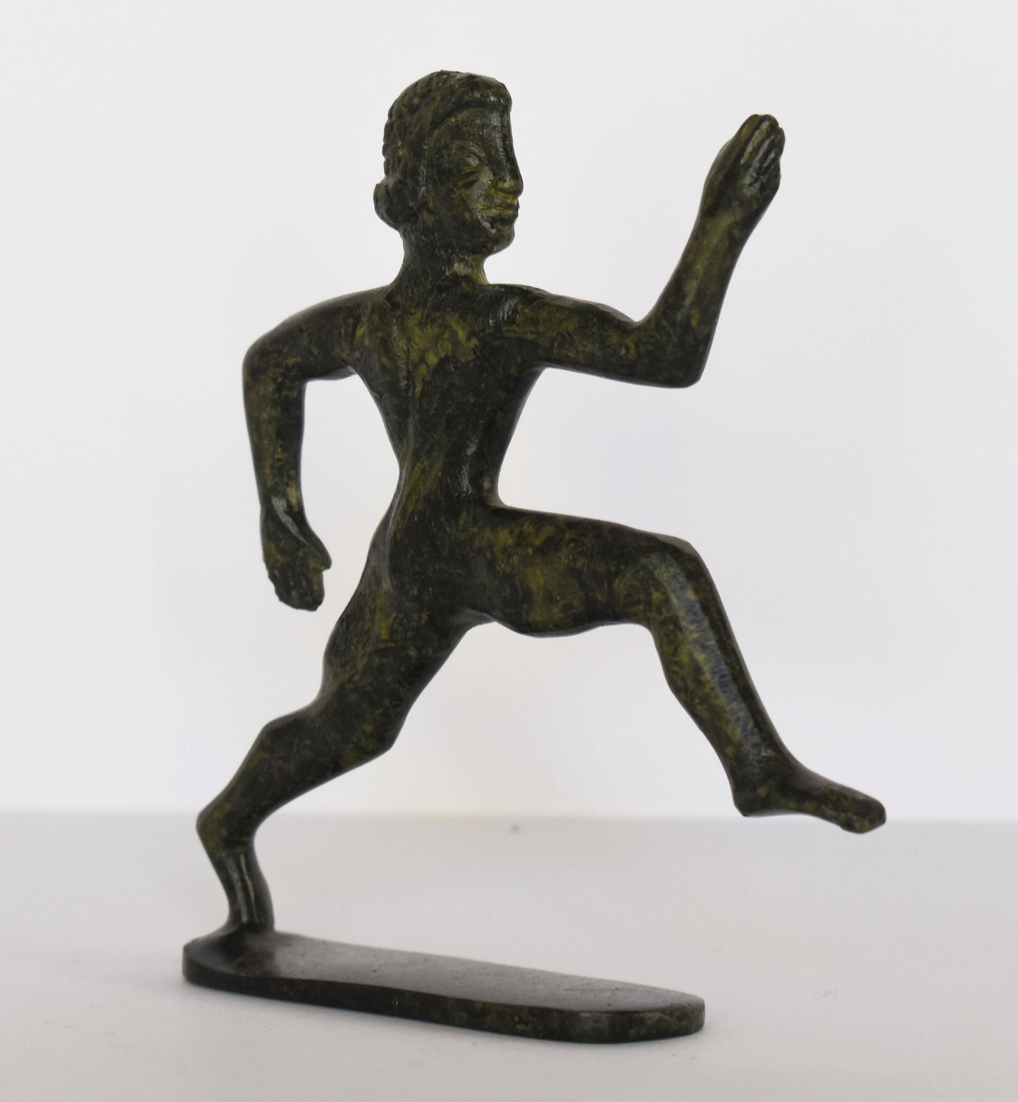 Runner - Athlete - Foot Race - Ancient Greek Olympic Games- pure Bronze Sculpture