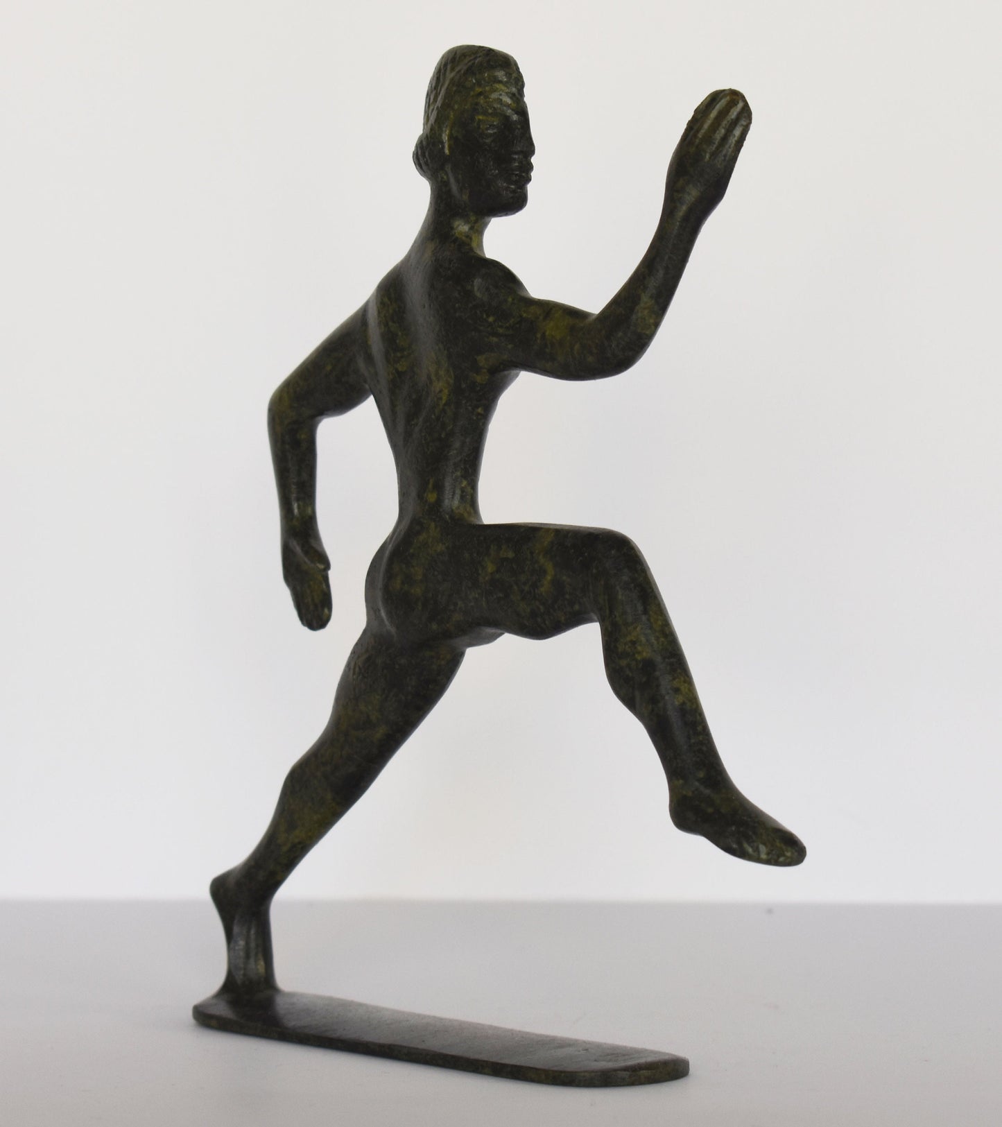 Runner - Foot Race - The prevailing Athletic Contest throughout the Ancient World - Ancient Greek Olympic Games- pure Bronze Sculpture