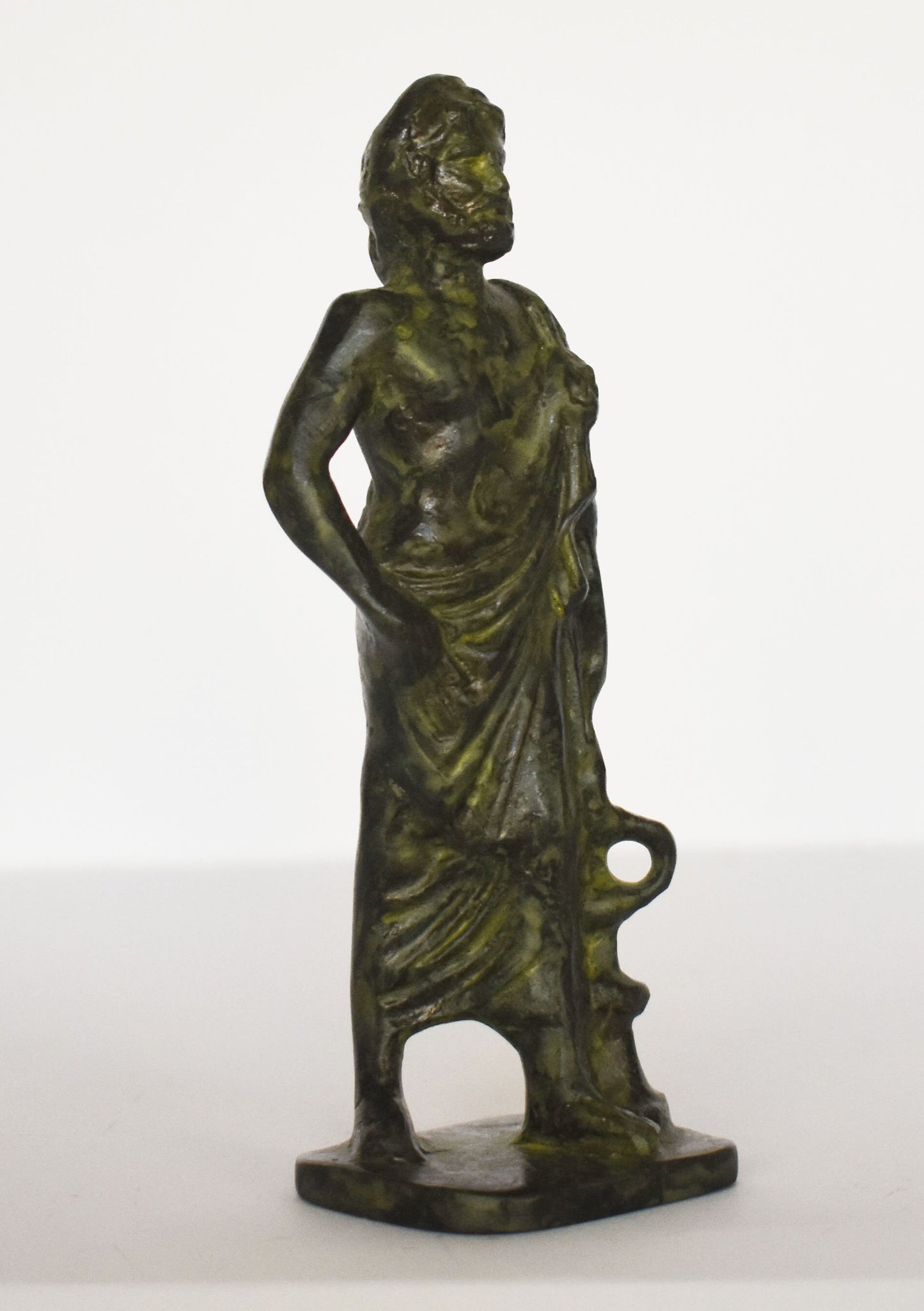 Asclepius - Greek God of Medicine, Healing, Health - Greek Mythology - pure bronze  statue