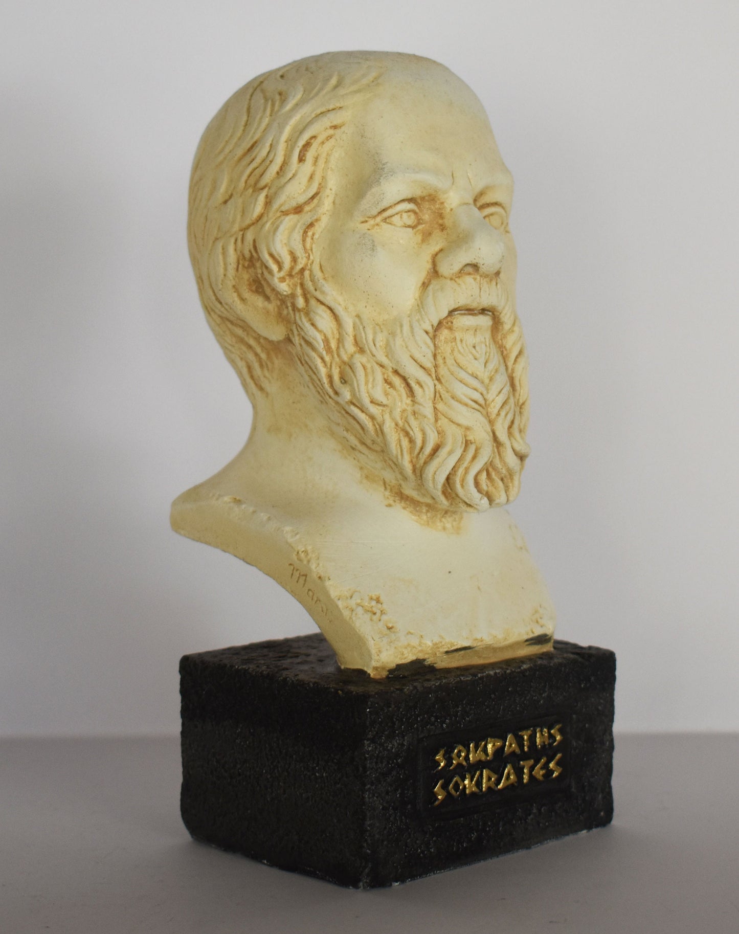 Socrates - Western Philosophy, Plato Aristotle Students, Pedagogy  - museum reproduction - head bust