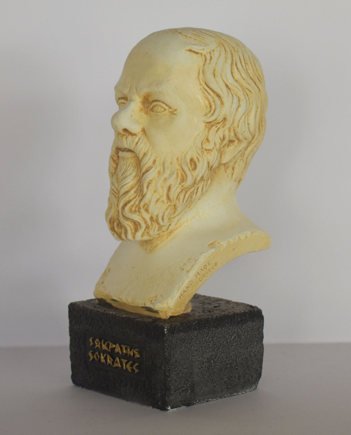 Socrates - Western Philosophy, Plato Aristotle Students, Pedagogy  - museum reproduction - head bust