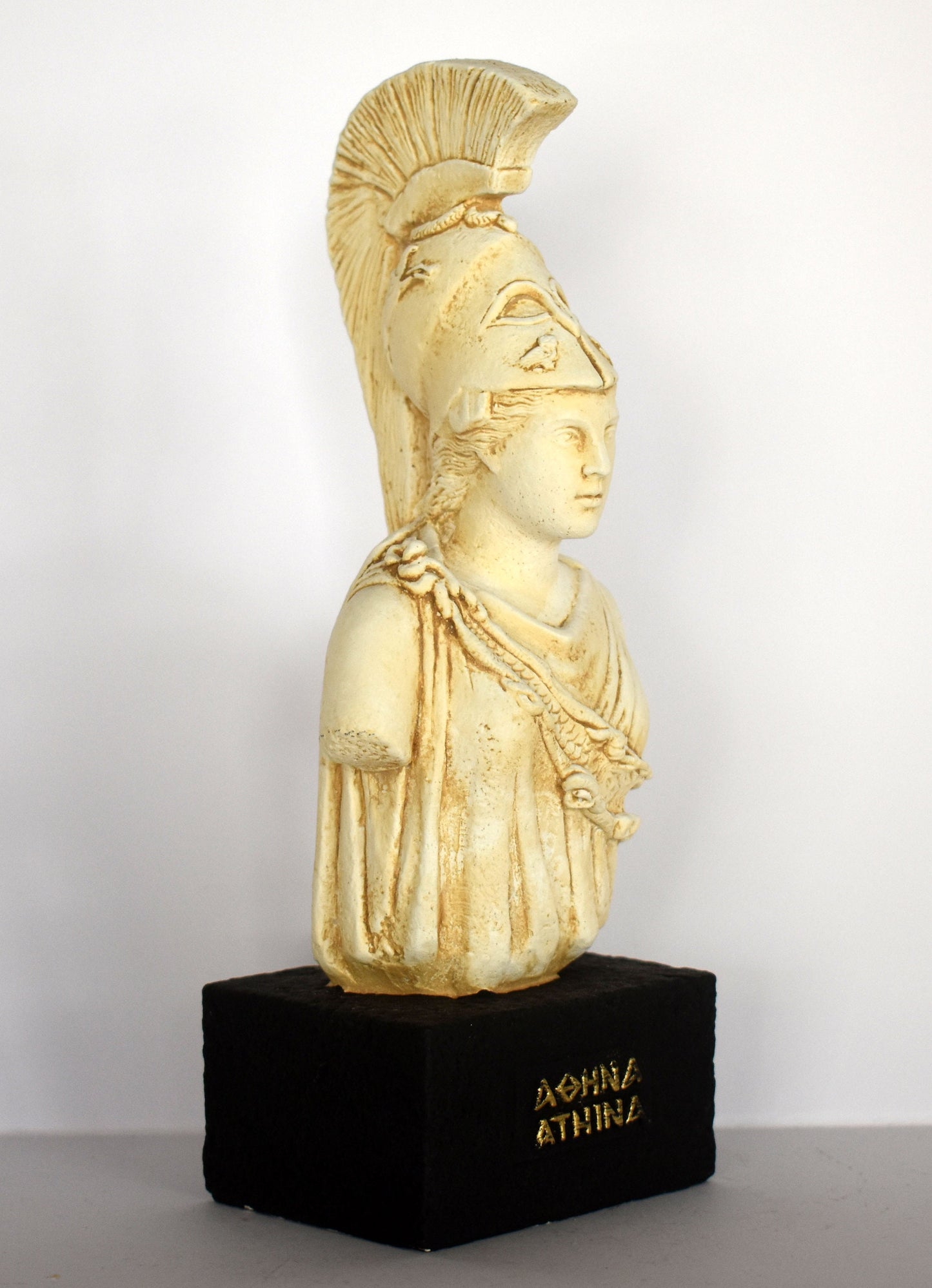 Athena Minerva - Greek Roman goddess of Wisdom, Strength, Strategy, Womens Purity  - museum reproduction - head bust