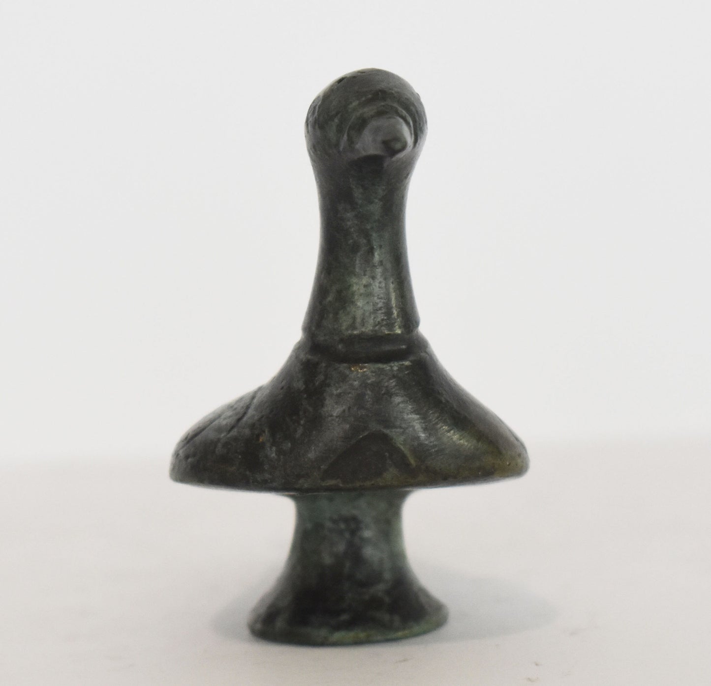 Pigeon Dove -  sacred and secular bird - symbol of love, beauty, peace - miniature - ancient Greek reproduction - pure Bronze Sculpture