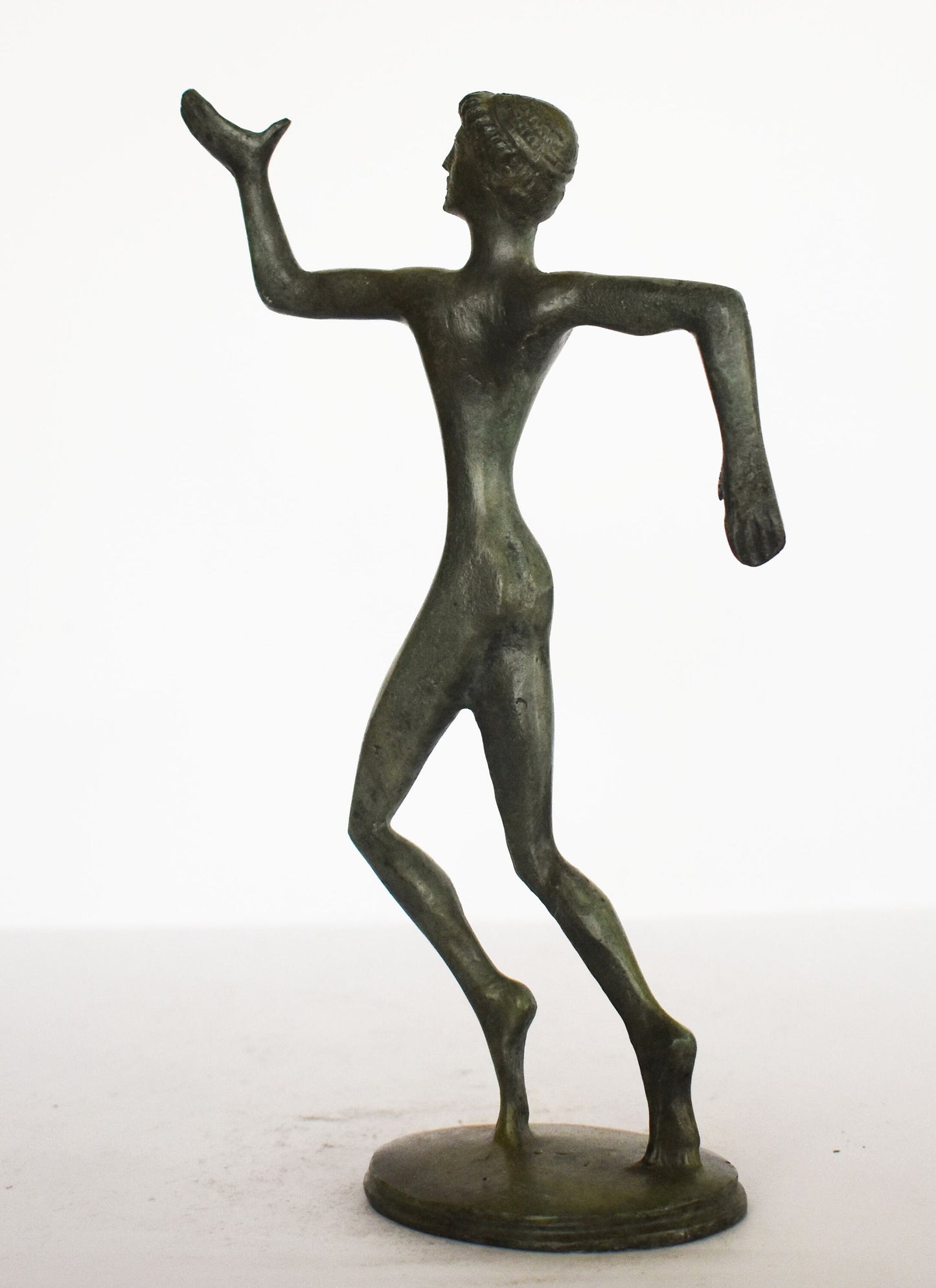 Runner  Figure - Olympic Games running sport - ancient Greek reproduction - pure bronze  sculpture
