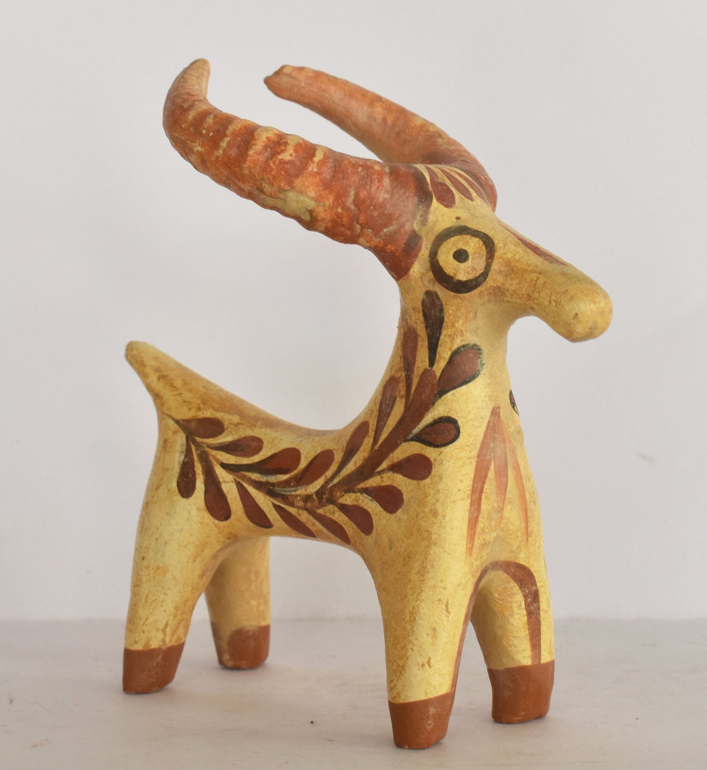 Animal Goat - Mycenaean Idol - 1100 BC - Symbol of New Opportunities - Museum Reproduction - Ceramic Artifact