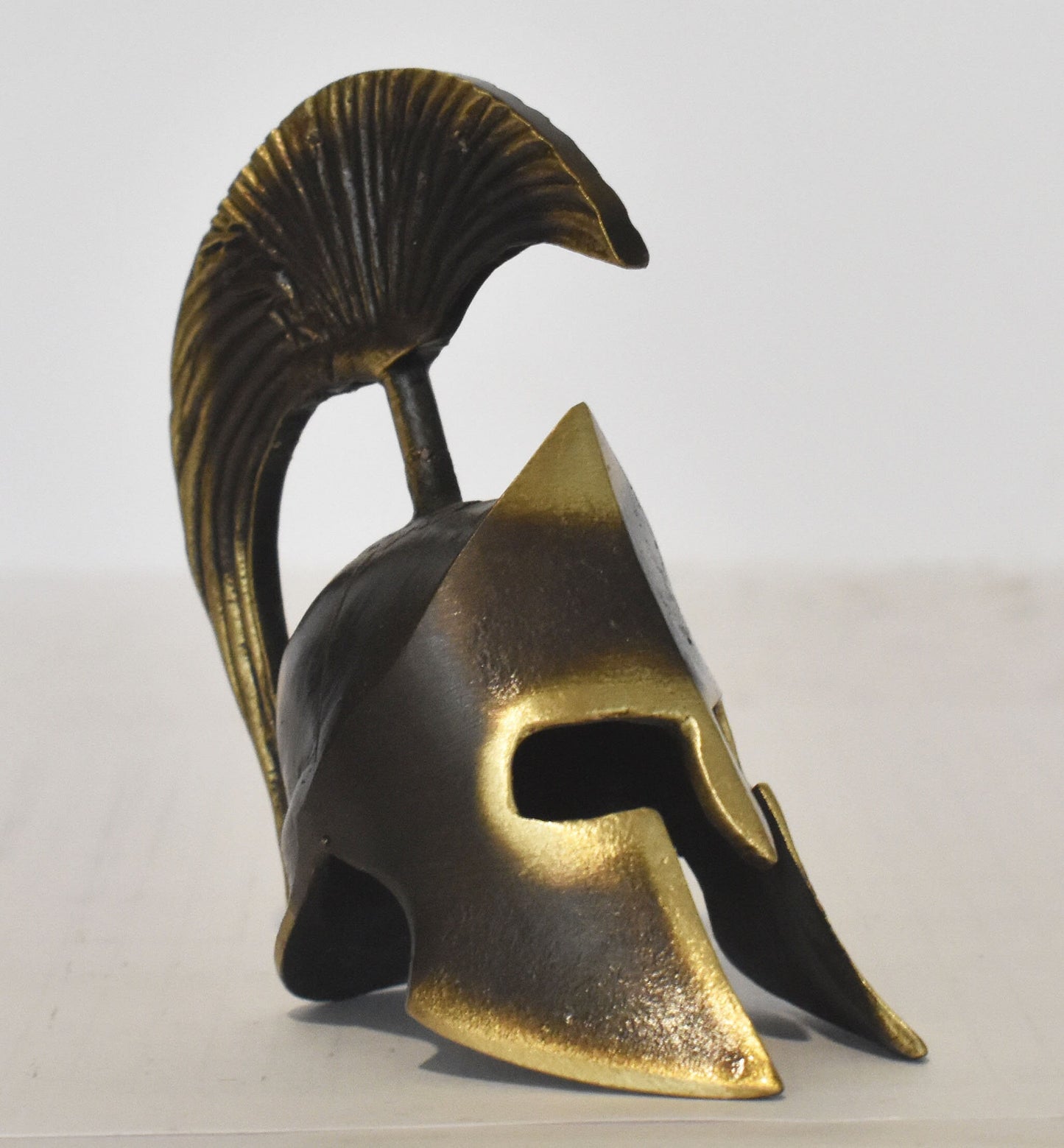 Leonida's Helmet - Spartan king - Thermopylae - the importance of overcoming fear to achieve your ultimate goals and dreams - pure bronze